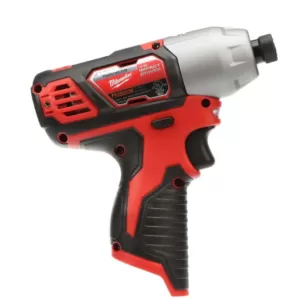 Milwaukee M12 12-Volt Lithium-Ion Cordless 1/4 in. Hex Impact (Tool-Only)