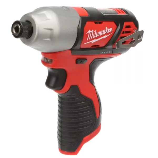 Milwaukee M12 12-Volt Lithium-Ion Cordless 1/4 in. Hex Impact (Tool-Only)