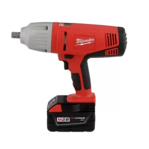Milwaukee M28 28-Volt Lithium-Ion Cordless 1/2 in. Impact Wrench Kit w/(2) 3.0Ah Batteries & Charger