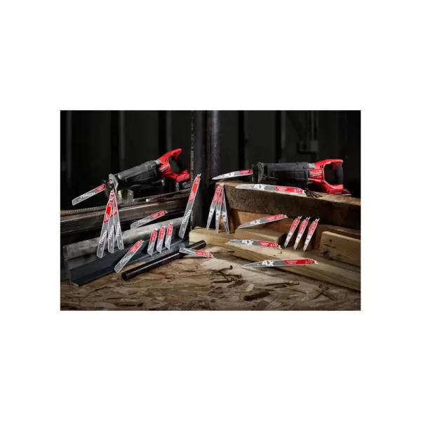 Milwaukee 9 in. 14 Teeth per in. TORCH Thick Metal Cutting SAWZALL Reciprocating Saw Bladess (6 Pack)