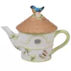 Certified International Spring Meadows 3.25-Cup Multi-Colored 3-D Bird House Teapot