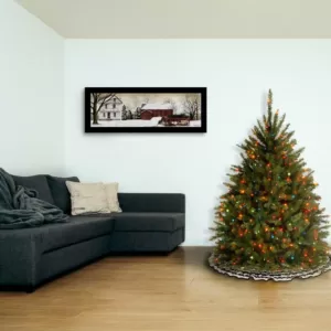 National Tree Company 4.5 ft. Dunhill Fir Artificial Christmas Tree with Multicolor Lights