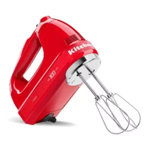 KitchenAid 100-Year Limited Edition Queen of Hearts 7-Speed Passion Red Hand Mixer
