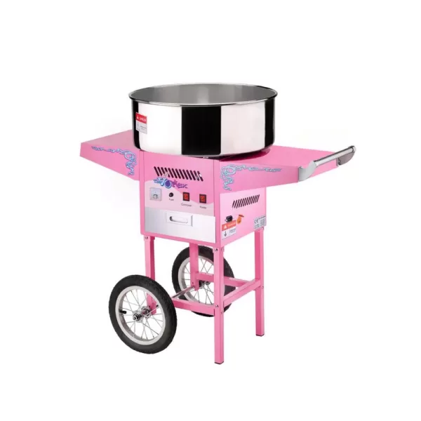 Great Northern Vortex Commercial Pink Cotton Candy Machine and Cart
