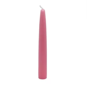Zest Candle 6 in. Pink Taper Candles (12-Set)