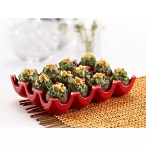 Rachael Ray 12-Cup Egg Tray in Red
