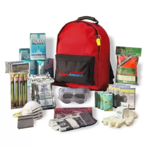 Ready America 4-Person 3-Day Basic Emergency Kit with Backpack
