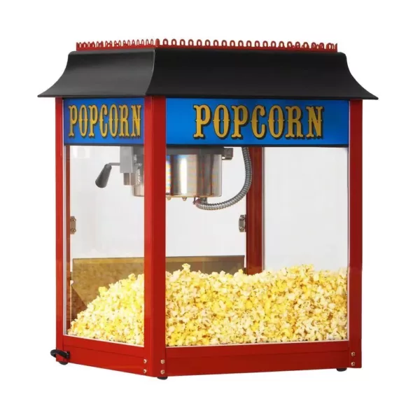 Paragon 1911 Original 6 oz. Red Stainless Steel Countertop Popcorn Machine