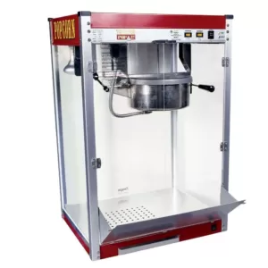 Paragon Theater Pop 12 oz. Red Stainless Steel Countertop Popcorn Machine