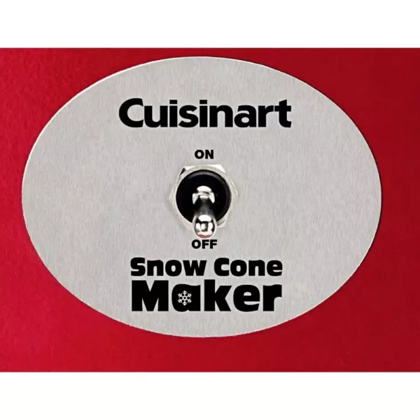 Cuisinart 20 oz. Red Countertop Snow Cone Machine