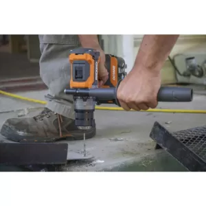 RIDGID 18-Volt OCTANE Cordless Brushless 1/2 in. Hammer Drill/Driver with 18-Volt Lithium-Ion 1.5 Ah Battery