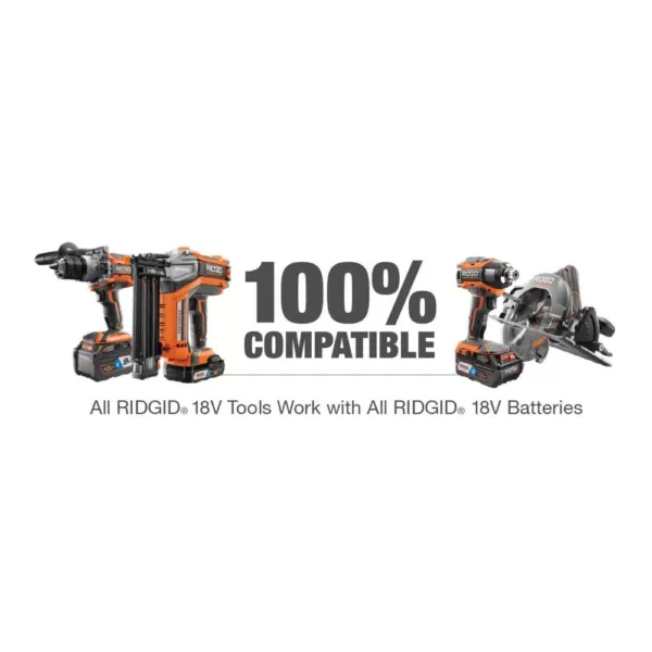 RIDGID 18-Volt OCTANE 6-Mode 1/4 in. Impact Drill with 18-Volt Lithium-Ion 4.0 Ah Battery and Charger Kit