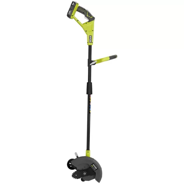 RYOBI ONE+ 9 in. 18-Volt Lithium-Ion Cordless Edger - 2.0 Ah Battery and Charger Included