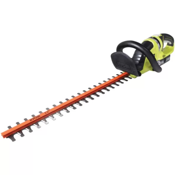 RYOBI ONE+ Lithium+ 22 in. 18-Volt Lithium-Ion Cordless Hedge Trimmer - 1.5 Ah Battery and Charger Included