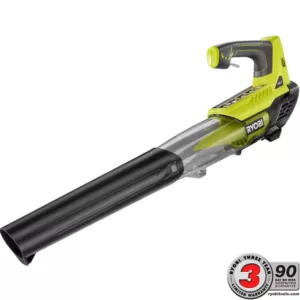 RYOBI ONE+ 100 MPH 280 CFM 18-Volt Lithium-Ion Cordless Battery Jet Fan Leaf Blower (Tool Only)
