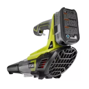 RYOBI ONE+ 100 MPH 280 CFM 18-Volt Lithium-Ion Cordless Jet Fan Leaf Blower and Hedge Trimmer with 4 Ah Battery and Charger