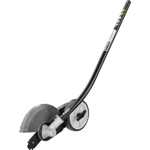 RYOBI ONE+ 18-Volt Cordless Attachment Capable Brushless String Trimmer with Edger Attachment 4.0 Ah Battery, Charger Included