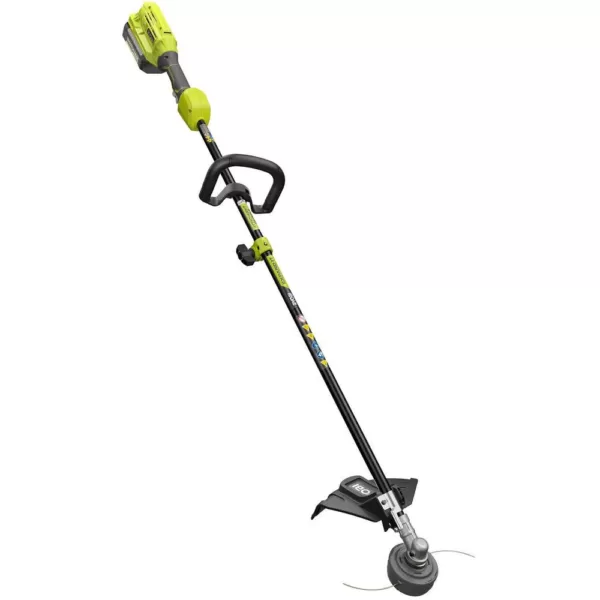 RYOBI 40-Volt Lithium-Ion Cordless Attachment Capable String Trimmer and Brushless Chainsaw w/4.0Ah Battery & Charger Included