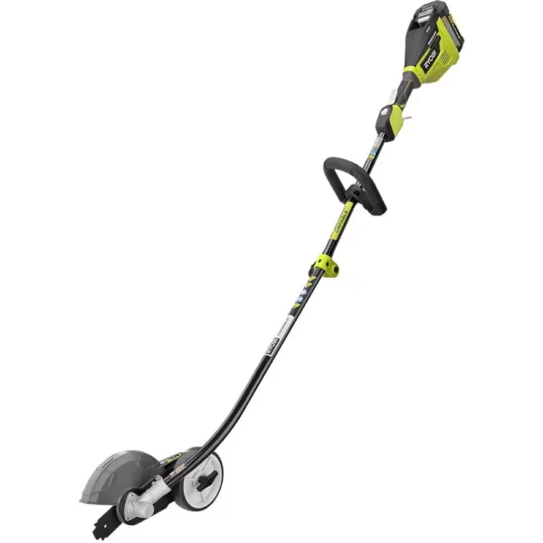 RYOBI 40-Volt Lithium-Ion Brushless Electric Cordless Attachment Capable Edger, 4.0 Ah Battery and Charger Included