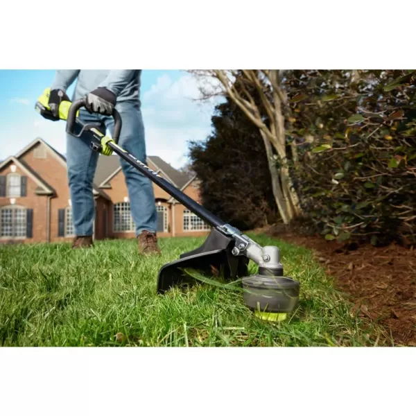 RYOBI Reconditioned 40-Volt Lithium-Ion Cordless Attachment Capable String Trimmer with 4.0 Ah Battery and Charger Included