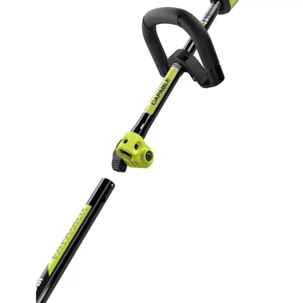 RYOBI 25 cc Gas 2-Cycle Attachment Capable Full Crank Straight Shaft String Trimmer and Ultimate Attachment Kit