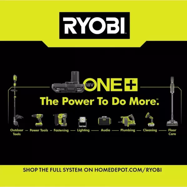 RYOBI 18-Volt ONE+ Cordless 1/4 in. Hex QuietSTRIKE Pulse Driver (Tool-Only) with Belt Clip