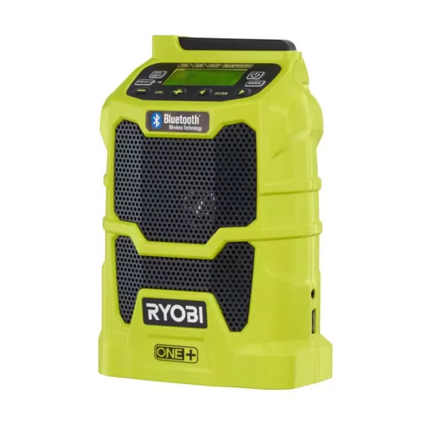 RYOBI 18-Volt ONE+ Cordless Compact Radio with Bluetooth Wireless Technology (Tool-Only)