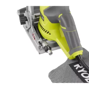 RYOBI 6 Amp AC Biscuit Joiner Kit with Dust Collector and Bag