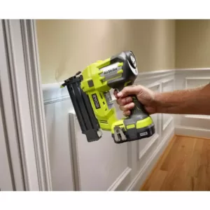 RYOBI 18-Volt ONE+ Lithium-Ion Cordless 7-1/4 in. Compound Miter Saw and AirStrike 18-Gauge Brad Nailer (Tools Only)