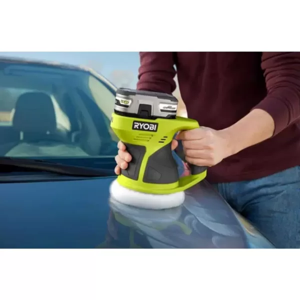 RYOBI 18-Volt ONE+ Cordless 6 in. Buffer with 2.0 Ah Battery and Charger Kit