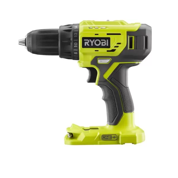 RYOBI 18-Volt Cordless ONE+ 1/2 in. Drill/Driver Kit w/(1) 1.5 Ah Battery and Charger and Black Oxide Drill Bit Set (21-Piece)