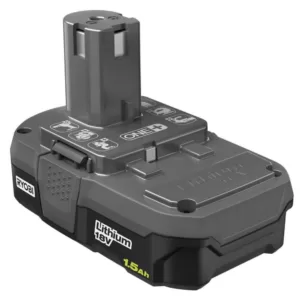 RYOBI 18-Volt ONE+ Lithium-Ion 1.5 Ah Compact Battery (2-Pack) with Charger Kit