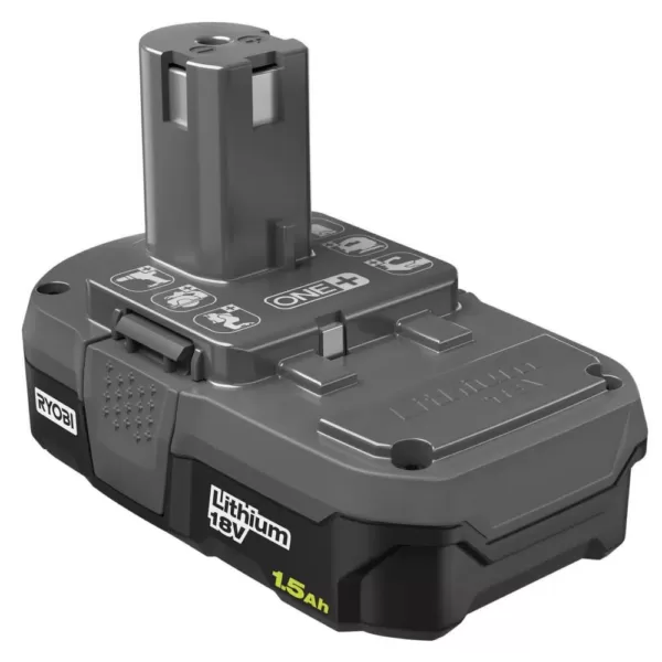 RYOBI ONE+ 18V Super Charger Kit with (1) 1.5 Ah Battery and (1) 4.0 Ah Battery