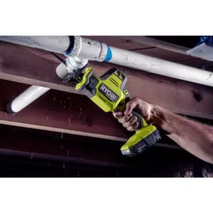 RYOBI ONE+ HP 18V Brushless Cordless Compact 2-Tool Combo Kit with One-Handed Recip Saw and 3/8 in. Impact Wrench (Tools Only)