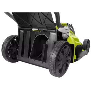 RYOBI 16 in. ONE+ 18-Volt Lithium-Ion Cordless Battery Walk Behind Push Lawn Mower Two 4.0Ah Batteries/Charger Included