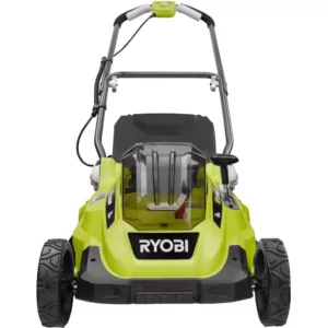 RYOBI 16 in. ONE+ 18-Volt Lithium-Ion Cordless Battery Walk Behind Push Lawn Mower Two 4.0Ah Batteries/Charger Included