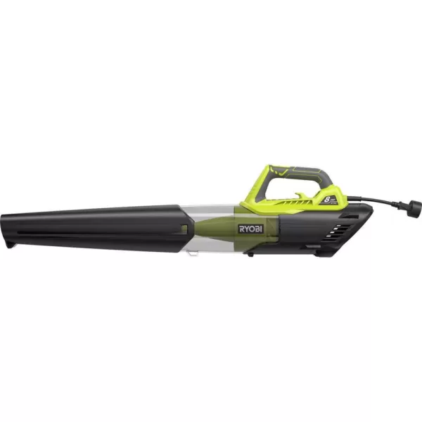 RYOBI 13 in. 11 Amp Corded Electric Walk Behind Push Mower and 8 Amp Electric Jet Fan Blower