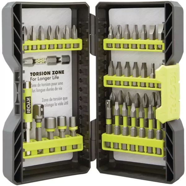 RYOBI Impact Rated Driving Kit (40-Piece) and Multi-Material Drill and Drive Kit (300-Piece)