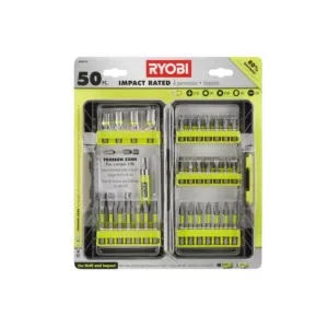 RYOBI Impact Rated Driving Kit (40-Piece) and Impact Rated Driving Kit (50-Piece)