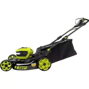 RYOBI 21 in. 40-Volt Lithium-Ion Brushless Cordless Walk Behind Self-Propelled Mower with 7.5 Ah Battery/Charger Included