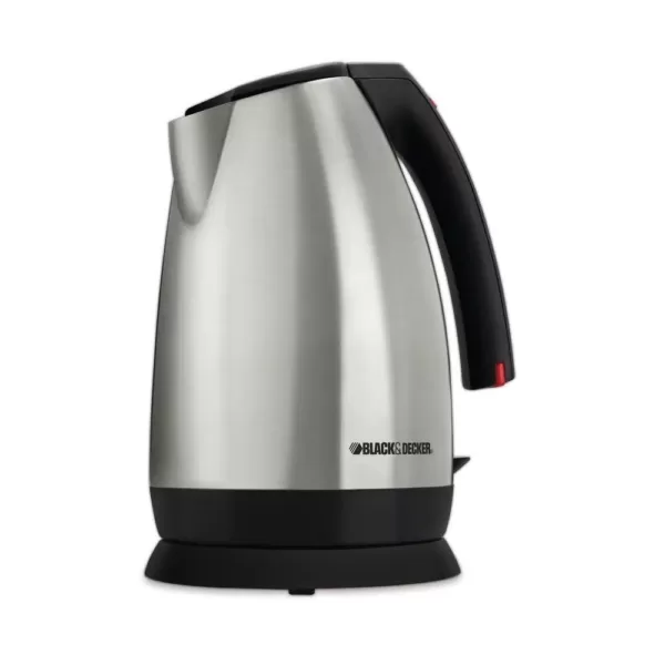 BLACK+DECKER 11-Cup Stainless Steel Cordless Electric Kettle with Automatic Shut-Off