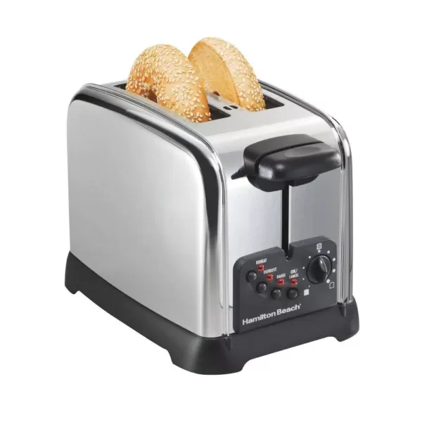 Hamilton Beach Classic 2-Slice Stainless Steel Wide Slot Toaster
