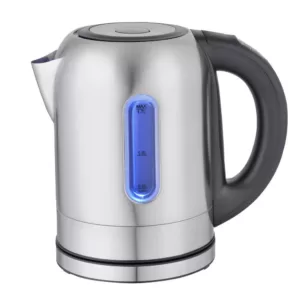 MegaChef 1.7 l Stainless Steel Electric Tea Kettle with 5 Preset Temperatures