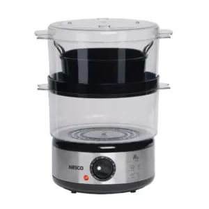 Nesco 5 Qt. Stainless Steel Food Steamer and Rice Cooker
