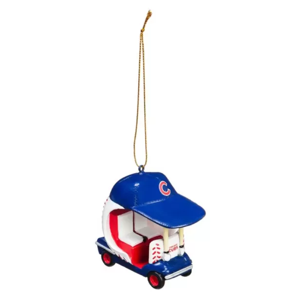 Team Sports America Chicago Cubs 3 in. MLB Field Car Christmas Ornament