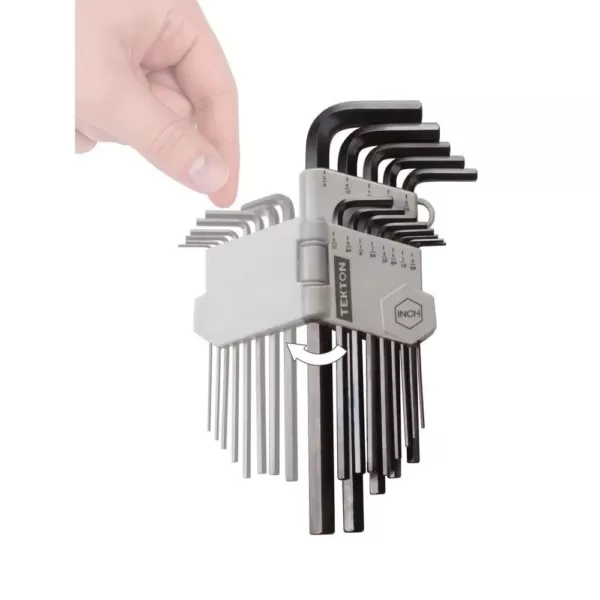 TEKTON 3/64-3/8 in. Long Arm Hex Key Wrench Set (13-Piece)