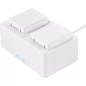 Wasserstein Arlo Ultra/Ultra 2 and Pro 3/Pro 4 Battery Charging Station with 3.2ft. Micro USB Cable (Not for Arlo Pro/Pro 2) (White)