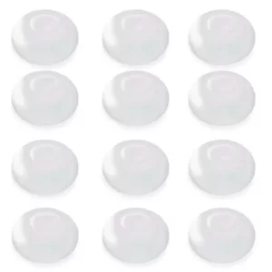LUMABASE 1.25 in. D x 0.875 in. H x 1.25 in. W White Floating Blimp Lights (12-Count)