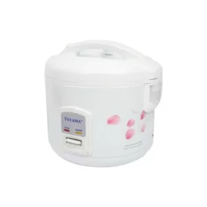 Tayama 8-Cup White Rice Cooker with Air-Tight Lid and Non-Stick Inner Pot