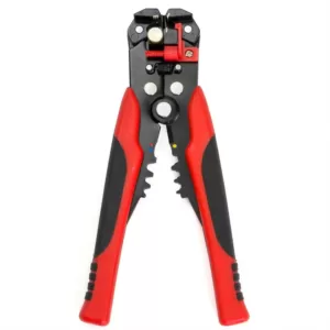 XtremepowerUS 8 in. Self-Adjusting Wire Stripper/Cutter for 10-22 AWG and 4-22 AWG Wire